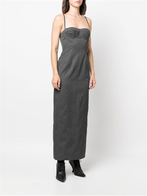 Wool gabardine sheath dress THOM BROWNE | FDSD82AF0169035